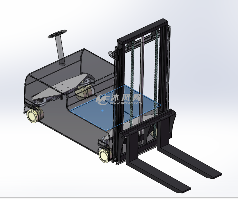 电动堆高车 内部结构图