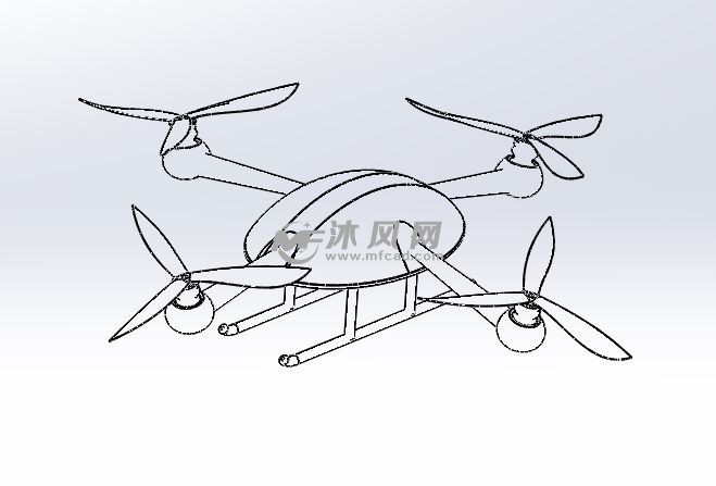无人机结构简单