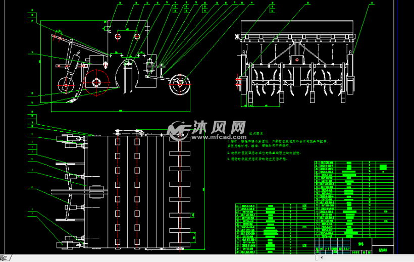 播种机设计装配图