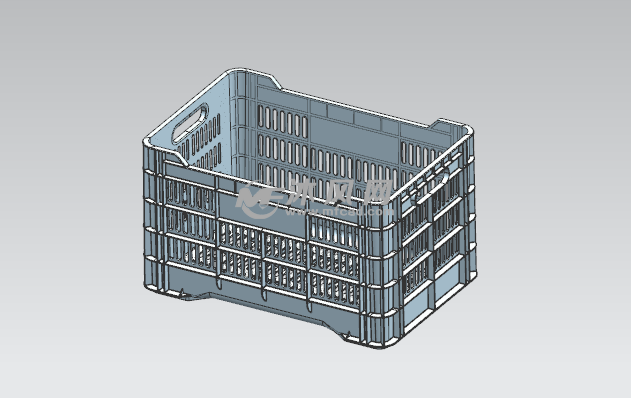 周转箱模具设计图