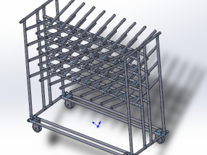 一种挂件工装车的设计