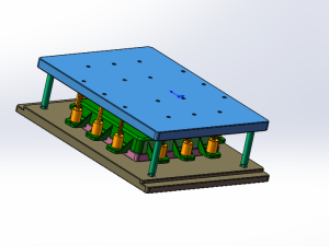 外壳体天面度和平面度双压整形治具