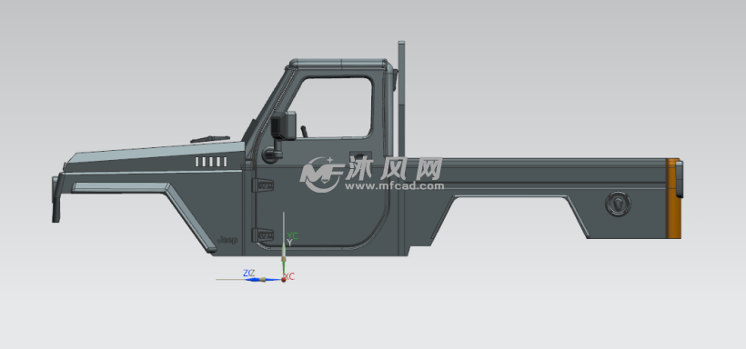 攀爬车1/10自制车壳轴距245 - 乘用车图纸 - 沐风网