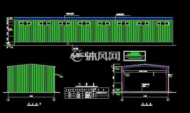 彩钢瓦棱钢结构厂房
