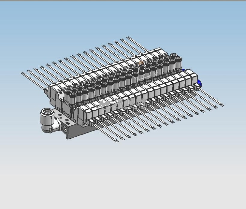 smc五位三通电磁阀组