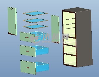 多门电冰箱爆炸图