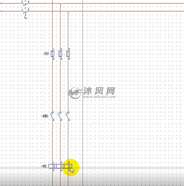 eplan三相异步电动机自动往返控制电气图绘制教程