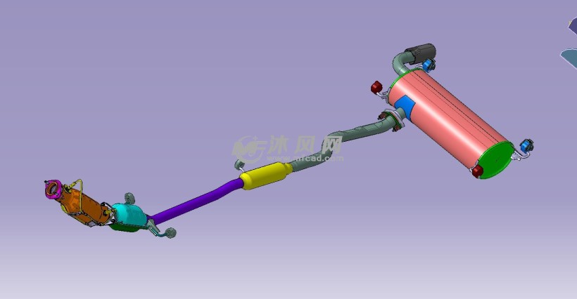 汽车排气系统装置
