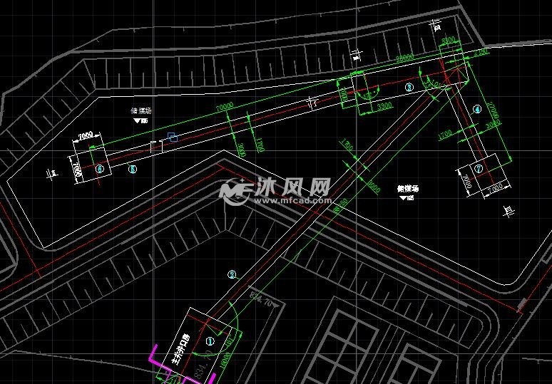 煤礦地面生產系統設備佈置圖圖紙下載_建築圖紙圖紙 - 沐風網