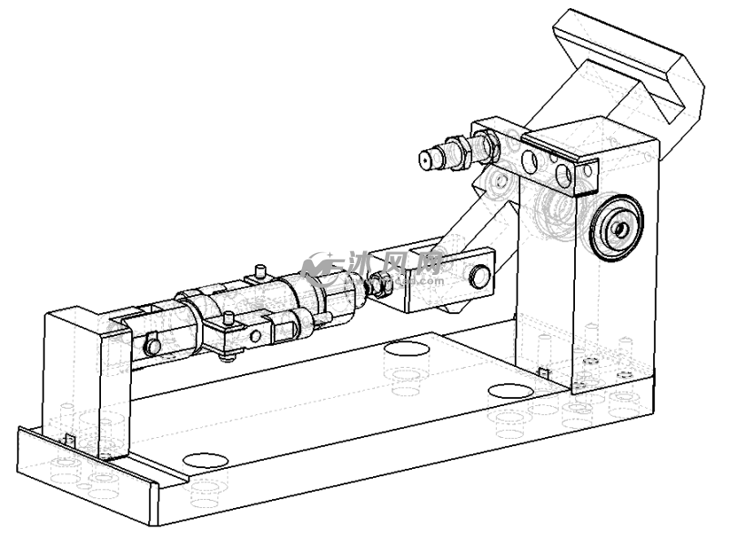 挡料限位机构 - 航空航天图纸 - 沐风网