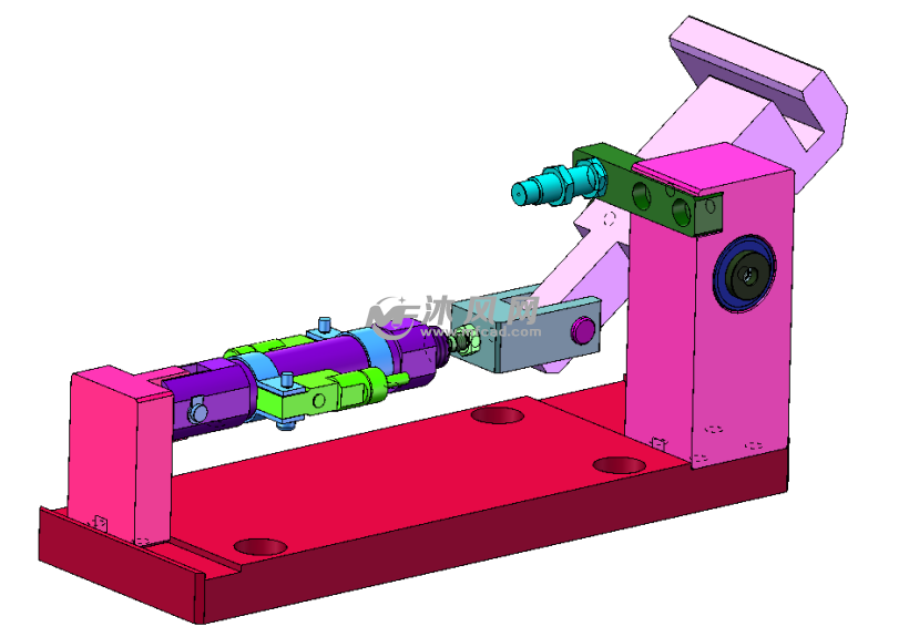 挡料限位机构 - 航空航天图纸 - 沐风网