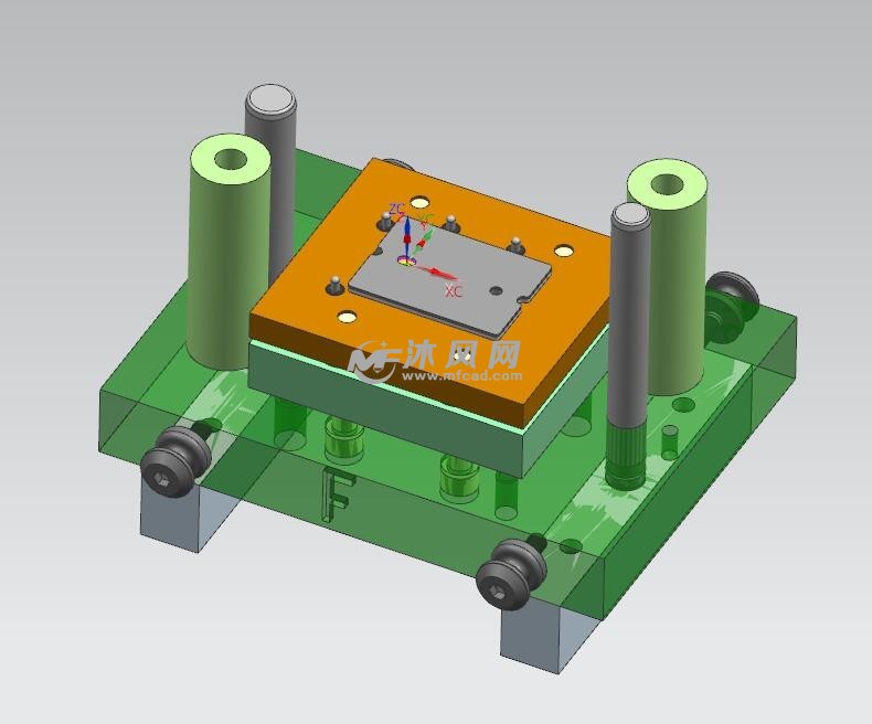 连接支板落料模