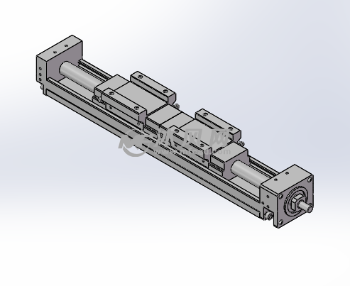 双滑块直线模组