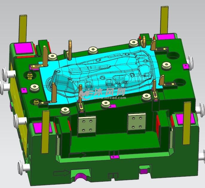左右d柱内板下段组件拉延模