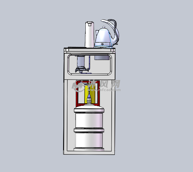 多功能飲水機模型內部結構