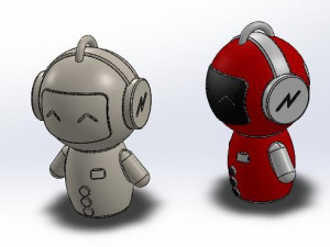 玩具机器人sw设计