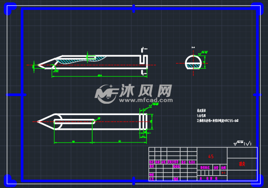 铣床分度头尾座cad图纸设计