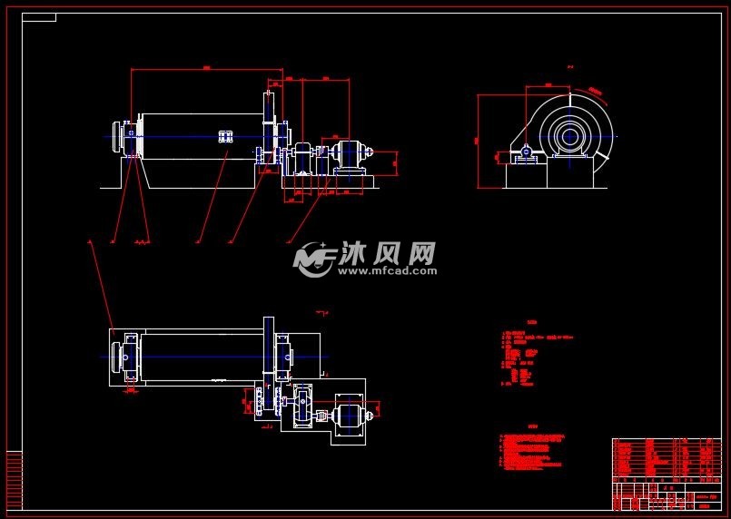 18330矿磨机总图