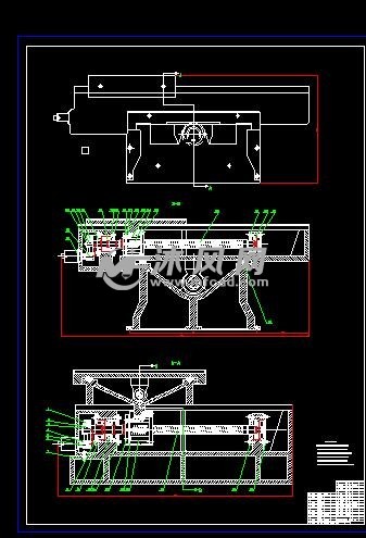 立轴钻机床总结构图