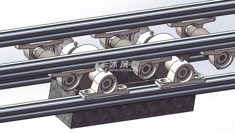 胶水涂布机 - 纸加工机械图纸 - 沐风网