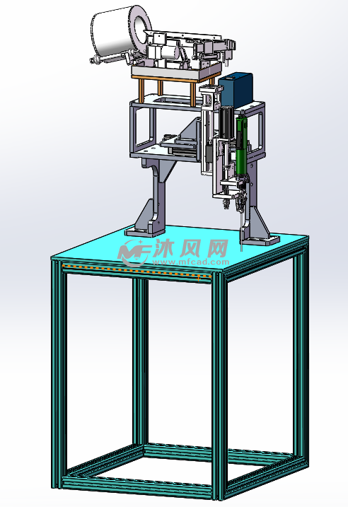 滚筒式螺丝机整体结构图