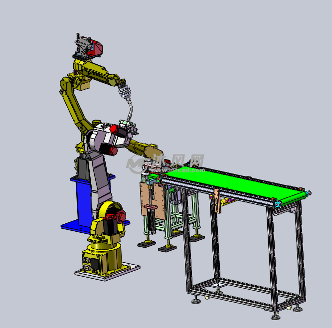 自动电焊旋转上料机