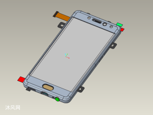 智能手機結構3d模型