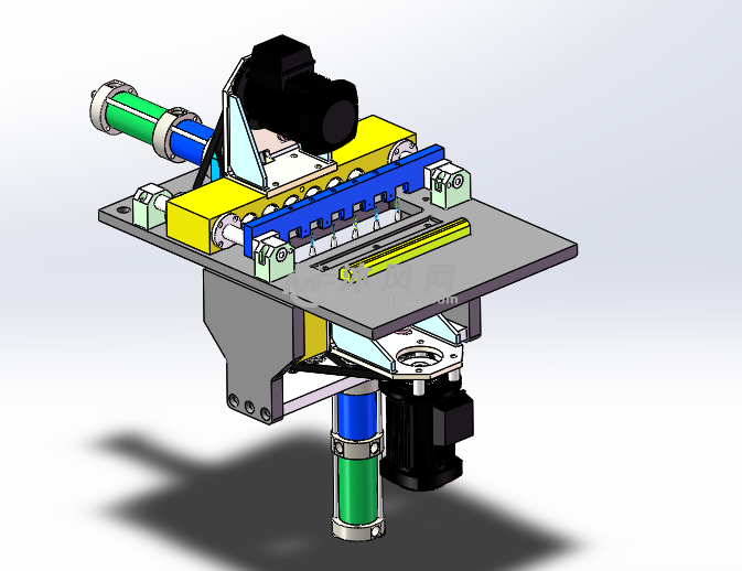多孔排钻工作台 - 工位器具图纸 - 沐风网