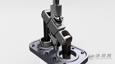 绕轴转动上下运动机构