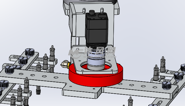 视觉拾取机械手定位机构