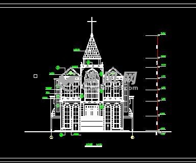 某地西式教堂结构施工图 