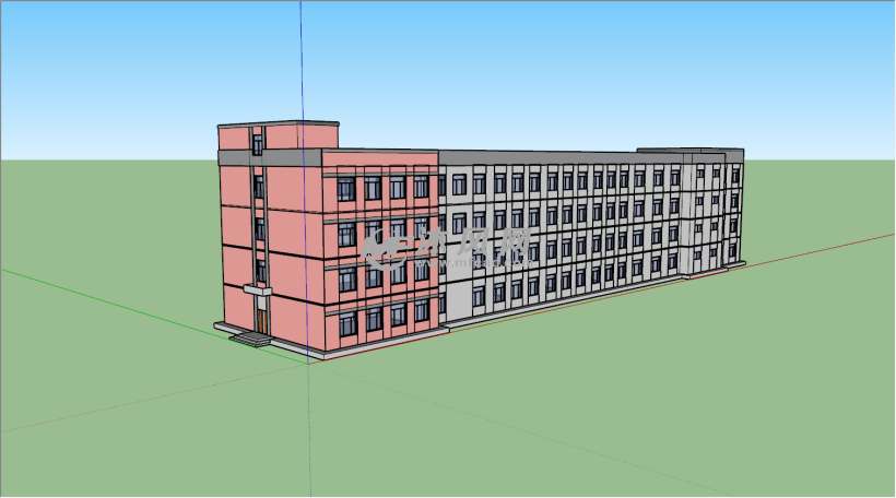 中小学教学楼模型