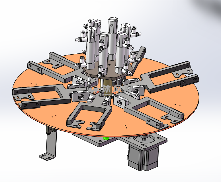 多工位工装转盘