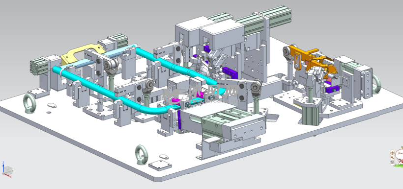 汽车座椅焊接夹具设计