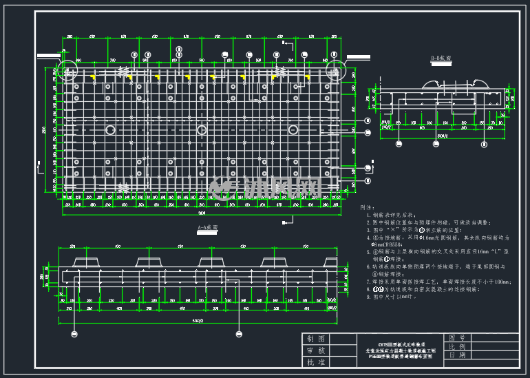 高速铁路crtsiii型轨道板施工图