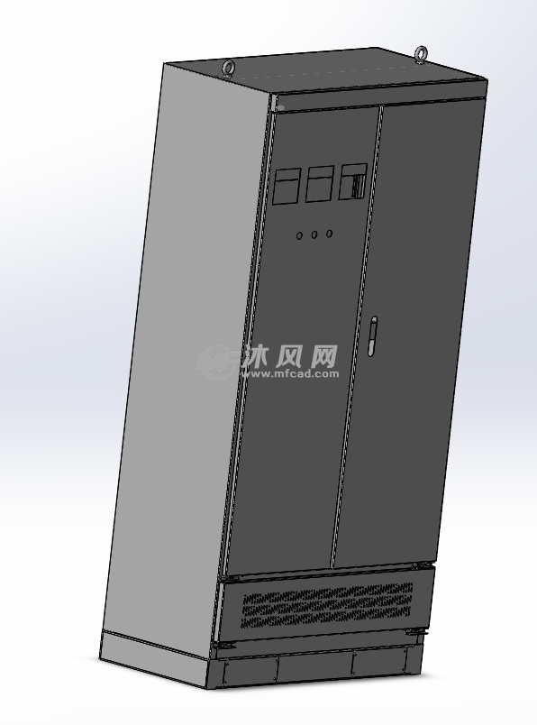 動力櫃-雙開門 - 箱體類圖紙 - 沐風網