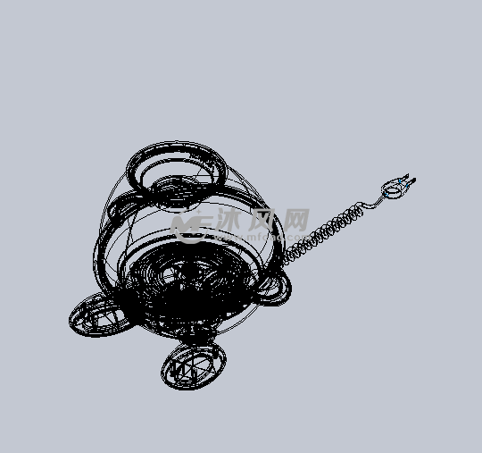 爆米花(设备)设计模型