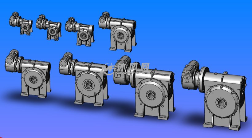 变速电机ci双蜗杆变速箱8款