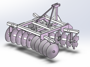 圆盘耙设计模型
