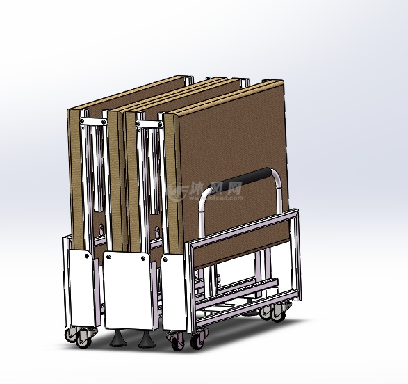 便捷式折叠床 - 家具家装图纸 - 沐风网