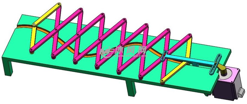 跟随曲线可展伸缩机构
