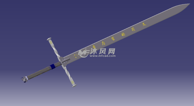 巫师三湖女之剑 - 玩具公仔图纸 - 沐风网