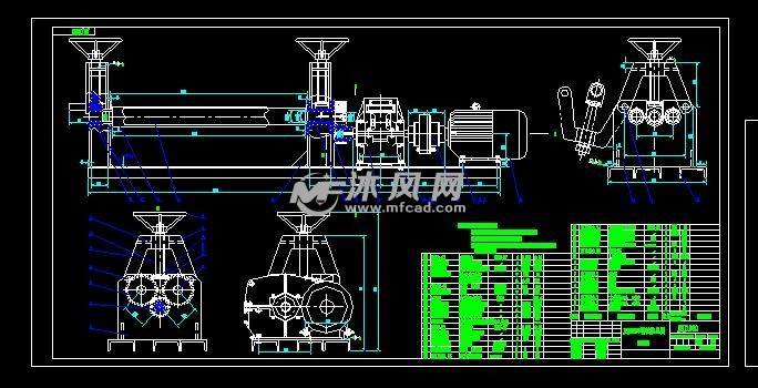 滚圆卷板机结构套图