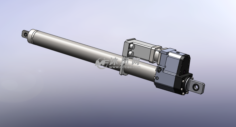 电动推杆详细3d