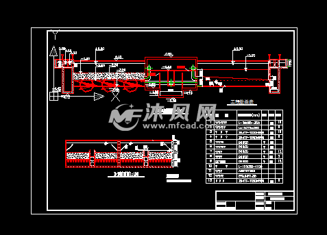 v型滤池剖面图