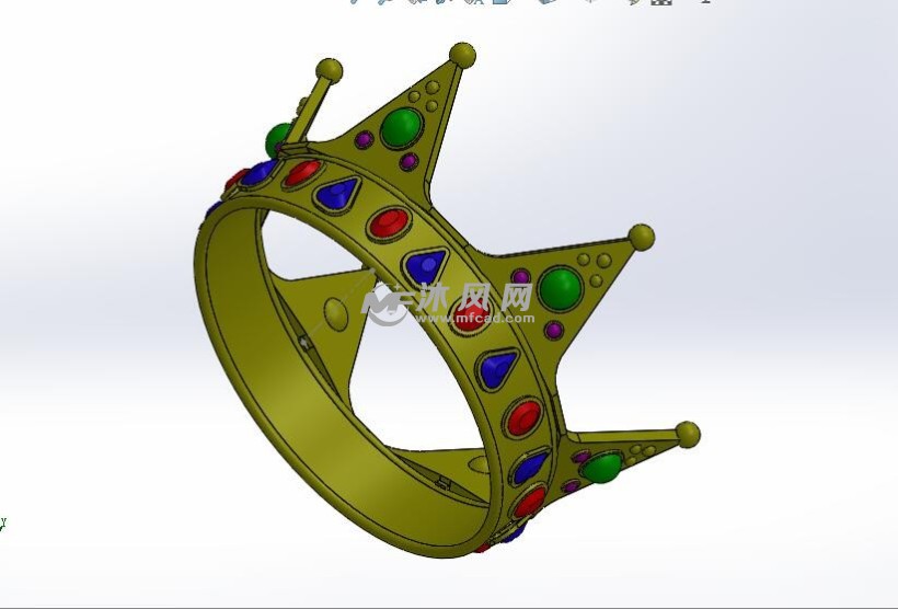 冠军皇冠设计模型
