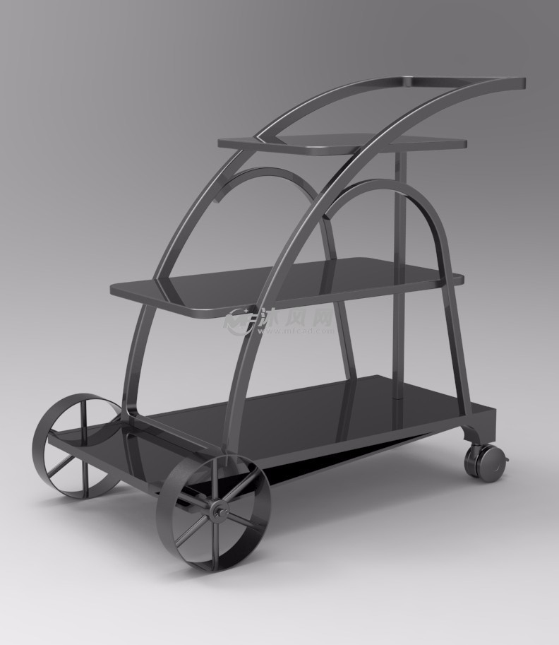 移动小推车模型设计