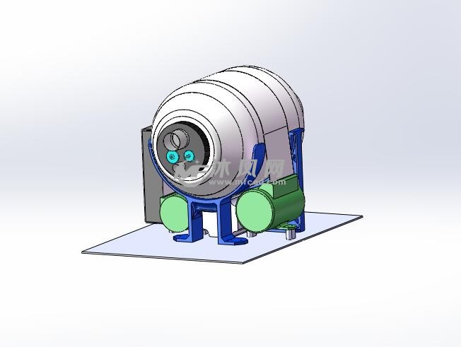 呼吸机三维模型