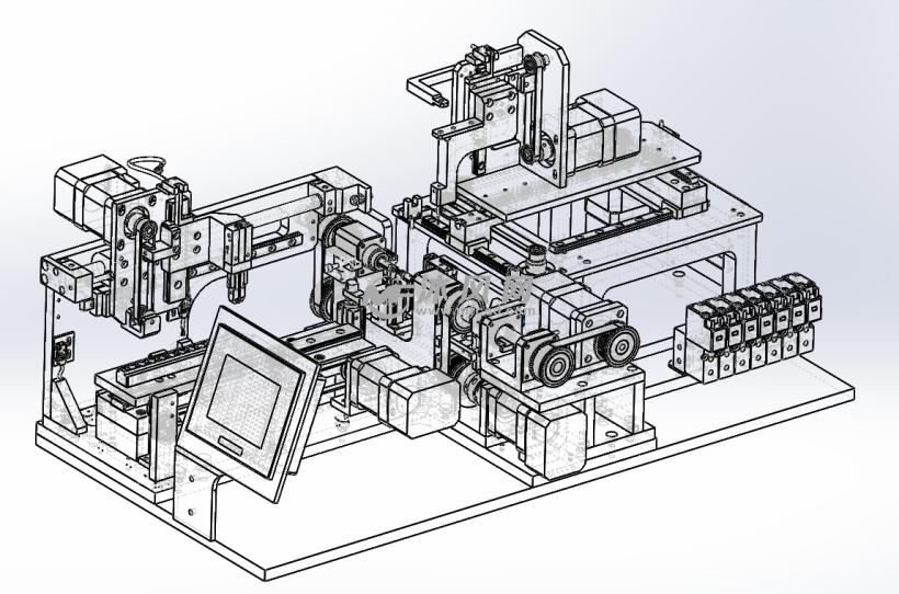 自动缠绕机 - 包装机械图纸 - 沐风网