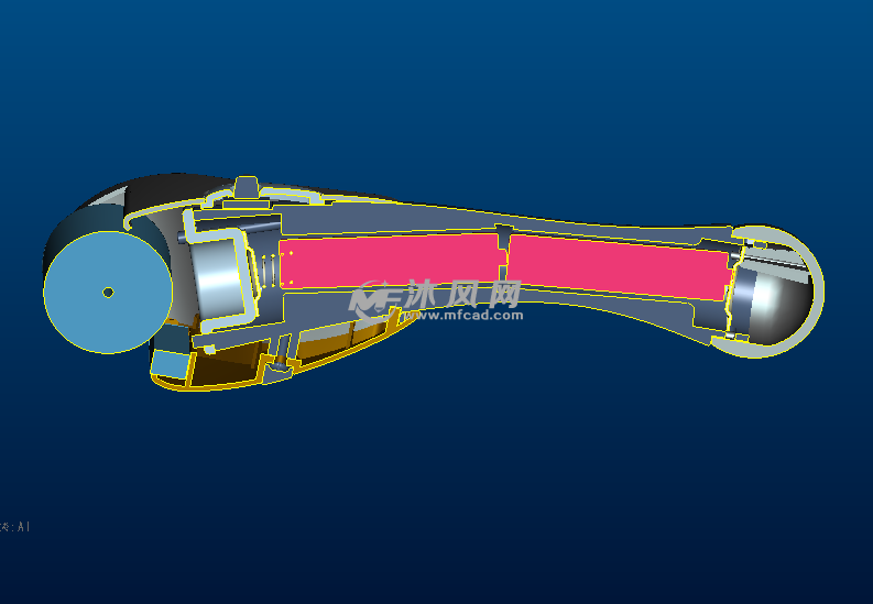 滚轮模型结构设计